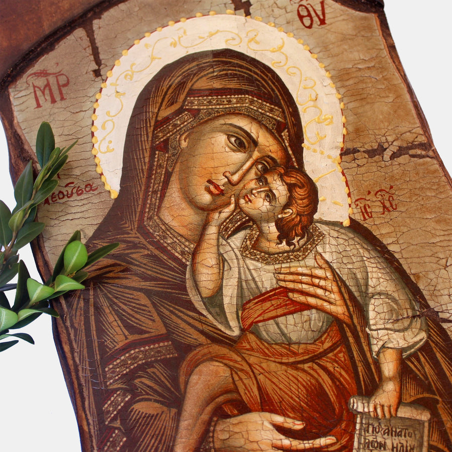 Mother Mary & Jesus Child Icon