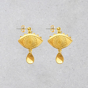 Grecian Eyes Earrings -Thalia