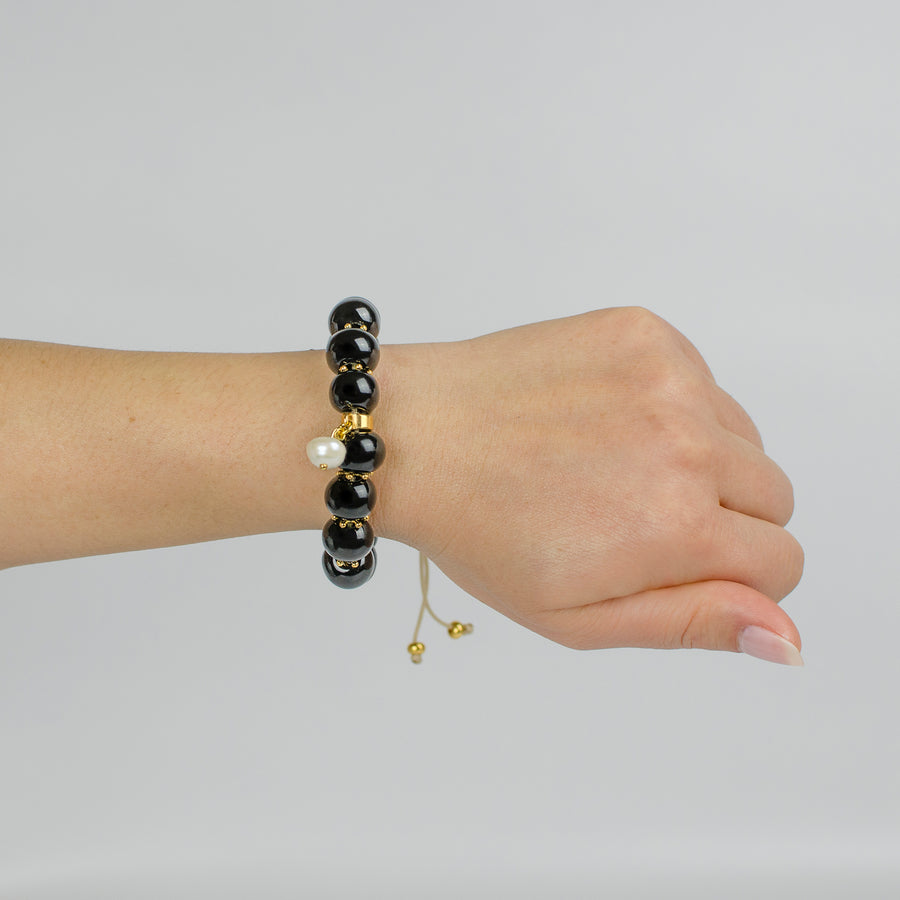 Selene Ceramic Bead Bracelet