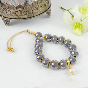 Persephone Ceramic Bead Bracelet