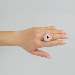 Pink Delight Mati Ring