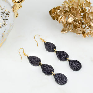 Midnight Sky Teardrop Earrings