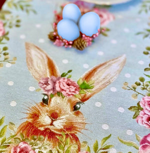 The Easter Bunny Table Runner - Pink Blossom