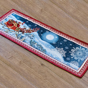 Santa's Sleigh Table Runner