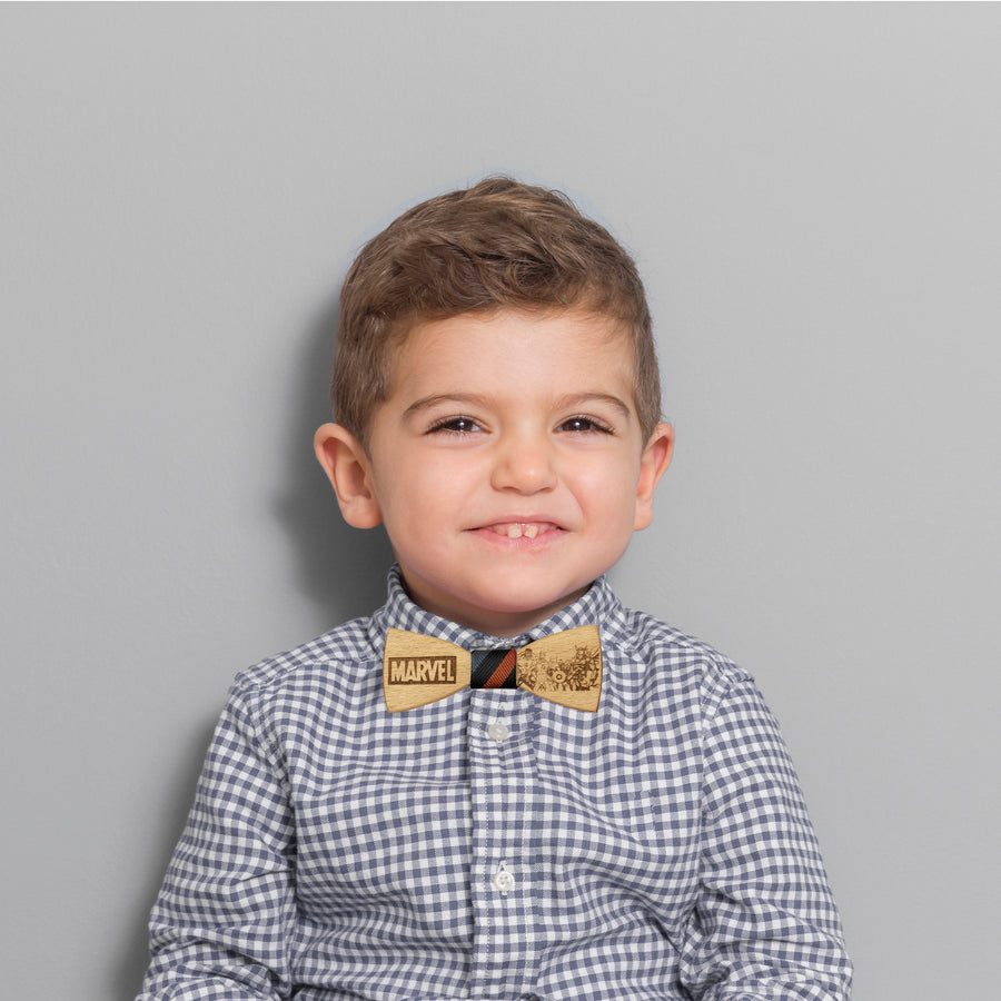 Marvel - Boy's Wooden Bow Tie