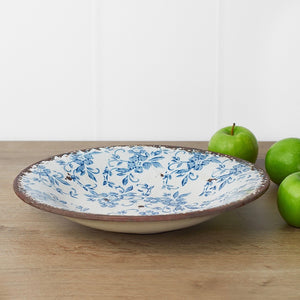 Blue Floral Ceramic Platter 32cm