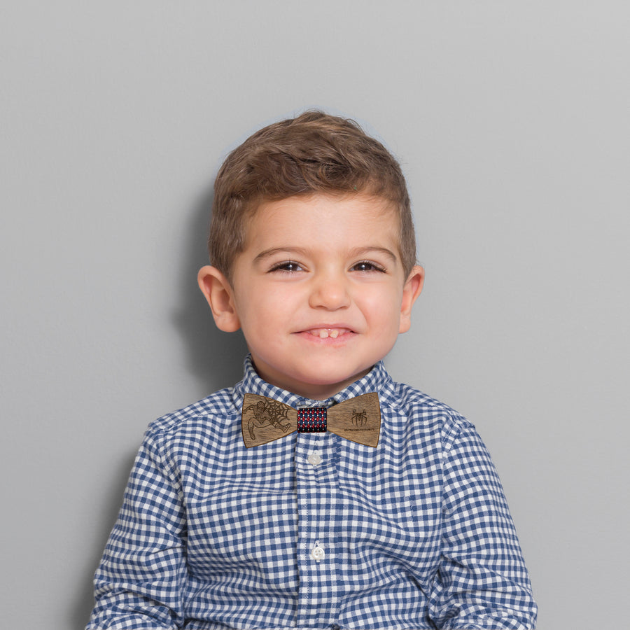 Spiderman - Boy's Wooden Bow Tie