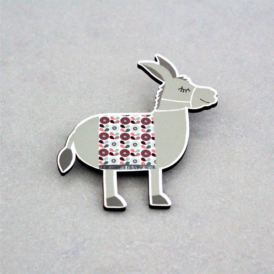 Donkey & Billy Goat Magnets - Floral Print