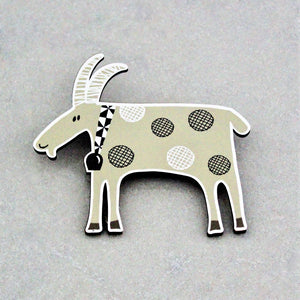 Donkey & Billy Goat Magnets - Black & White Print