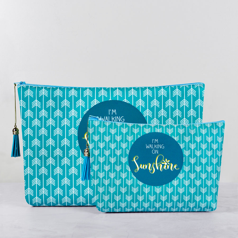 I'm Walking On Sunshine Cosmetic Bag