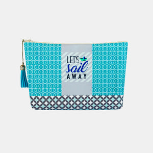 Let's Sail Away Cosmetic Bag