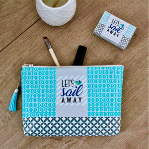 Let's Sail Away Cosmetic Bag