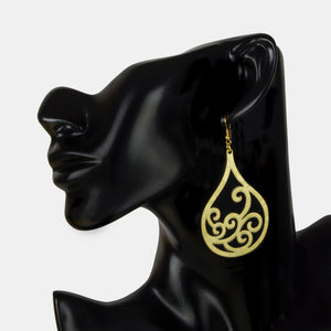 Arabesque Black Earrings