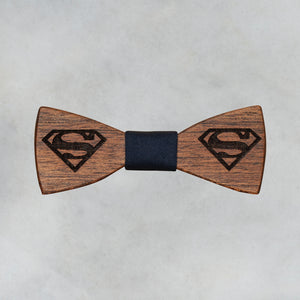 Superman - Boy's Wooden Bow Tie