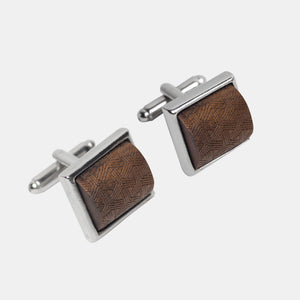 Cufflinks - Bert In Walnut