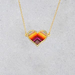 Heart Necklace - Sun Kissed Love