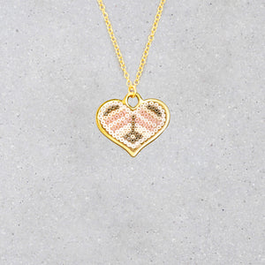 Heart Necklace - Pretty In Pink