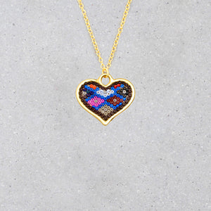 Heart Necklace - Blue Valentine