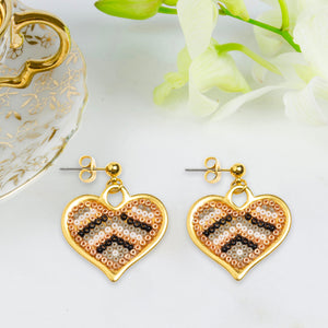 Heart Earrings - Paris Nights