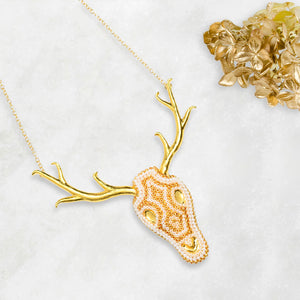 Deer Necklace - Majestic Jewel