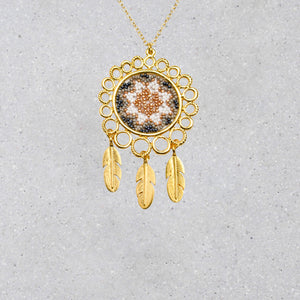 Dreamcatcher Necklace - White Star