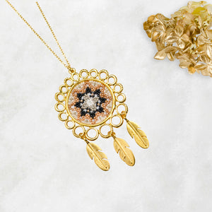 Dreamcatcher Necklace - Starry Night