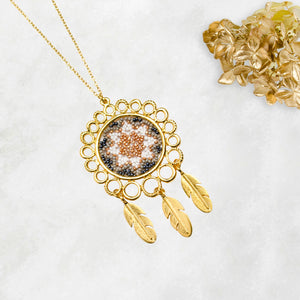 Dreamcatcher Necklace - White Star