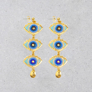 Grecian Eyes Earrings - Chloe