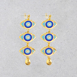 Grecian Eyes Earrings - Astraea