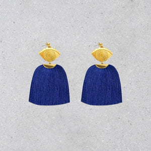 Grecian Eyes Earrings With Tassel - Nike