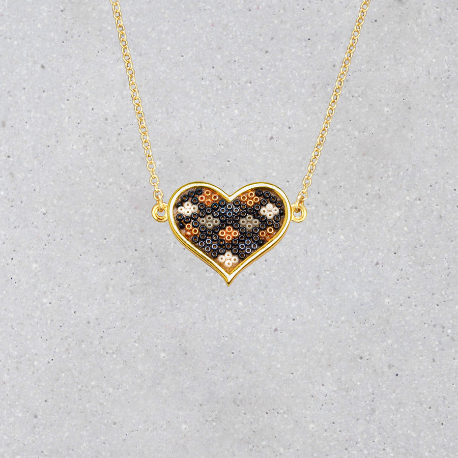 Heart Necklace - Moonlight Blossom