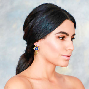 Grecian Eyes Earrings -Thalia