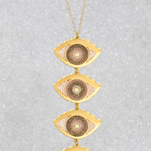 Egyptian Eyes Necklace - Jewel Of The Nile