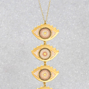 Egyptian Eyes Necklace - Cleopatra