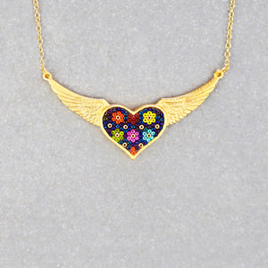 Angel Wings Necklace - All That Blossoms