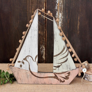 A Peaceful Journey Boat - Wall Hanging Decor