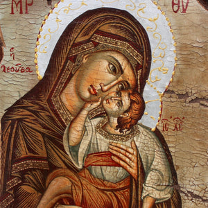 Mother Mary & Jesus Child Icon