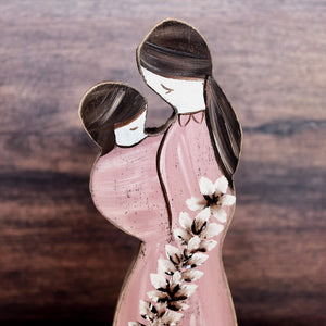 A Mother's Love Wooden Ornament
