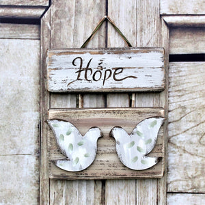 Doves Of Hope Wall Hanging Decor
